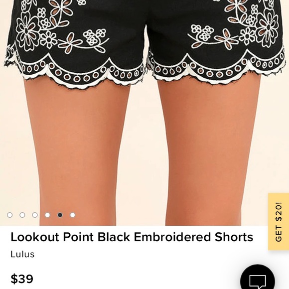 Embroidered shorts - Picture 2 of 6